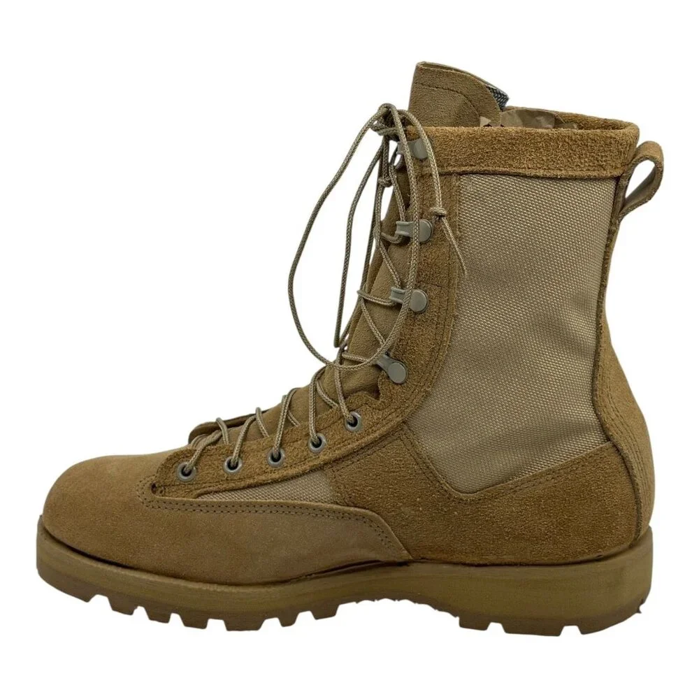 Belleville 790G Gore-Tex Military Combat Boots Tan Vibram Soles Sz 13.5 Mens USA